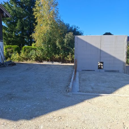Erdarbeiten Heizhaus in Dietramszell